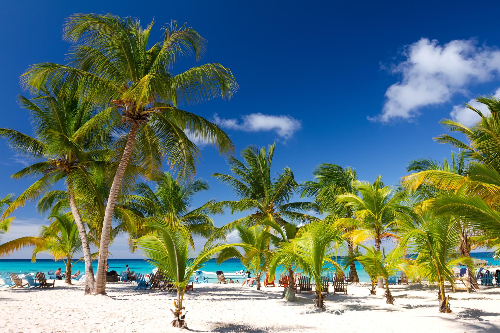 Vista playa en República Dominicana